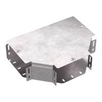 Ответвитель для лотка Т-образ. 200х100 с крышкой Стандарт  PR16.0440