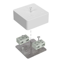 Коробка огнестойкая разветвительная для кабель-канала 40-0450-FR6.0-4-4-Р Е15-Е60 75х75х30  40-0450-FR6.0-4-4-Р