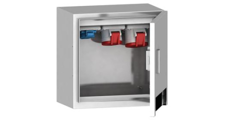 Корпус 180х460мм окно 2х8мод. IP44  6129