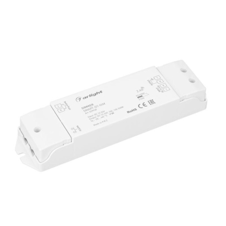 Диммер SMART-D1-DIM (12-24В 1х10А 2.4G) (IP20 пластик)  029920