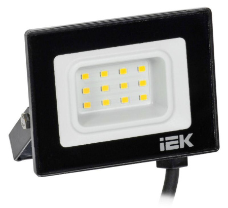 Прожектор светодиодный СДО 06-10 6500К IP65 черн.  LPDO601-10-65-K02