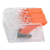 Клемма универсальная компактная 221-413 3-проводная до 4.0кв.мм (уп.5шт)  07-5207