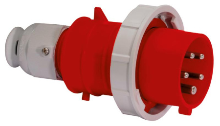 Вилка кабельная 16А 5п 3P+N+PE 6ч 400В IP67 Quick-Connect  21239