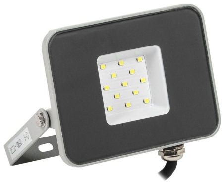 Прожектор светодиодный СДО 07-10 10Вт 6500К IP65 сер.  LPDO701-10-K03