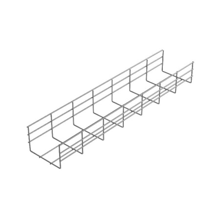 Лоток проволочный 600х100 L3000 сталь 4мм PL100-600-3000 оцинк. КМ LO0239