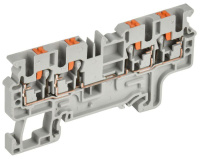 Колодка клеммная CP-MC 4 вывода 2.5кв.мм сер.  YCT22-00-4-K03-002 Колодка клеммная CP-MC 4 вывода 2.5кв.мм сер.  YCT22-00-4-K03-002