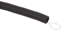 Труба гофрированная d40мм безгалоген. трудногорючая с зондом (FRHF) черн. (уп.25м)  Б0068910