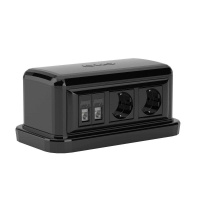 Башенка напольная BUS 12мод. черн.  09090 Башенка напольная BUS 12мод. черн.  09090