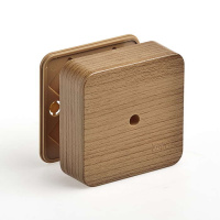 Коробка универсальная для кабель-каналов 80х80х25 дуб (темн. основа) IP40  65005-08М