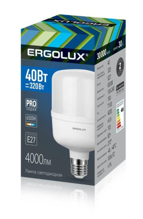 Лампа светодиодная LED-HW-40W-E27-6K PRO 40Вт 6500К холод. бел. E27 4000лм 150-270В  14328