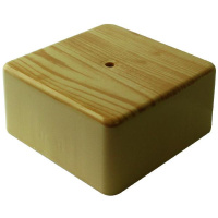 Коробка распаячная 100х100х50мм IP40 для кабель-канала светл. дерево  КР-513110100-024