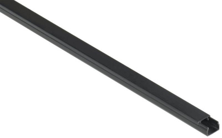 Кабель-канал 15х10 L2000 пластик ЭЛЕКОР черн.  EL-KK10-015-010-1-K02