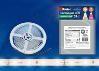 Лента светодиодная ULS-P70-2835-48LED/m-10mm-IP65-DC24V-14.4W/m-3M-SPRF 48LED/м 10мм 14.4Вт/м IP65 24В DC для растений (уп.3м)  UL-00002564