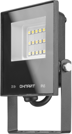 Прожектор светодиодный 61 949 OFL-20-6K-BL-IP65-LED 20Вт 6000К IP65 1600лм черн.  61949