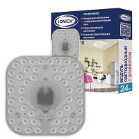 Модуль светодиодный 24Вт 6500К IP20 1920лм 230В 142х142мм для декоративных светильников  1206