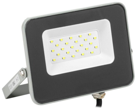 Прожектор светодиодный СДО 07-20 20Вт 6500К IP65 сер.  LPDO701-20-K03