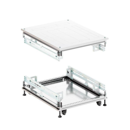 Крыша основание преперфорированные IT-CQE 800х600 RAL7035  RGIT806F