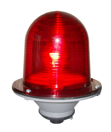 Светильник ЗОМ ПК2-ЛОН >10cd 220V тип "А" IP65 (огонь заград. крас.)  ZP002L-01