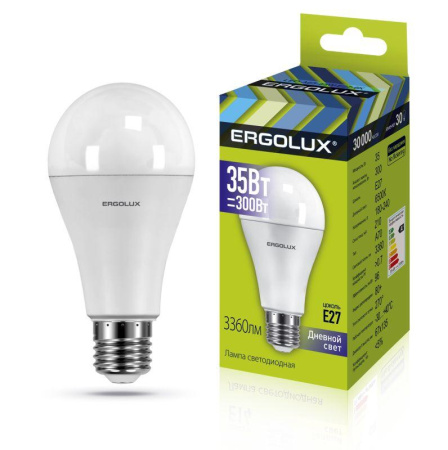 Лампа светодиодная LED-A70-35W-E27-6K ЛОН 35Вт E27 6500К 180-240В  14232
