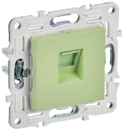 Розетка компьютерная RJ45 кат.6 SKANDY SK-K02G мятный  SK-K10-2-K06
