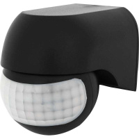 Датчик движения DD-03 настенный 180град. 800Вт 10-900с 12м 3-2000Лк IP44 черн.  25822 3