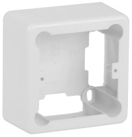 Коробка универсальная КМКУ 85х85х42мм неразборная ЭЛЕКОР бел.  CKK10D-U-2-K01