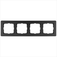 Рамка 4-м G-Flex антрацит  G1104B