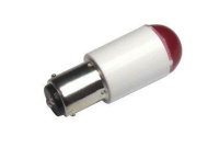 Лампа светодиодная коммутационная СКЛ 2Б-К-2-24 0.48Вт B15d 24В красн.  00002387