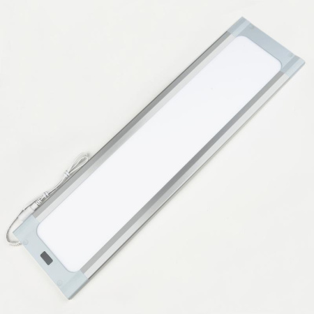 Светильник светодиодный ULI-F42-7.5Вт/RGB/RC/DIM SENSOR IP20 SILVER ультратонкая с бесконтактным выкл. диммер. пульт ДУ панель  UL-00003038