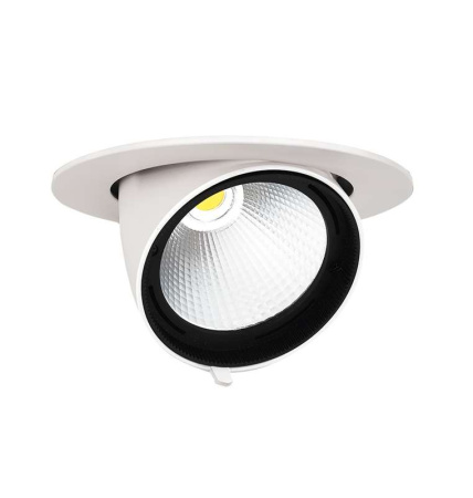 Светильник светодиодный PLED DL4 WH Downlight 40Вт 4000К IP40 24град. ДВО встраив. поворотн. Pro+  5021921