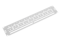 Органайзер кабельный горизонтальный ГКО-У-2 2U Ш=19дюйм Г=85мм односторон.  1259000