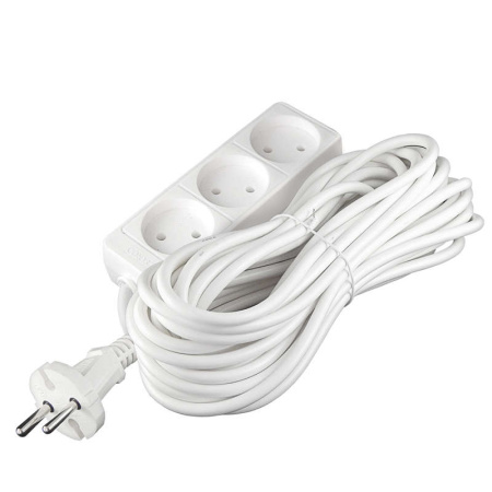 Удлинитель 3х10м без заземл. 10А IP20 2.2кВт ПВС  481S-1310