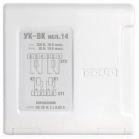 Устройство коммутационное УК-ВК (исп. 14) (усил. рел. на 2 кан.; вх. напр. 24В 20мА вых. до 250В 10А)  259854