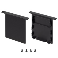 Заглушка SL-LINIA52-3L-F-MIDDLE BLACK глухая пластик (комплект)  044708 Заглушка SL-LINIA52-3L-F-MIDDLE BLACK глухая пластик (комплект)  044708