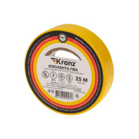 Изолента ПВХ 0.13х19мм 25м желт.  KR-09-2202