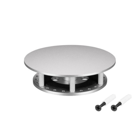 Крепление MOONLIGHT-BASE-ROUND-D25-S Silver металл  046085
