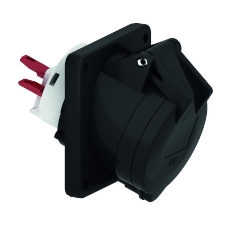 Розетка панельная 32А 3п 2P+PE 230В IP44 Quick Connect  120439