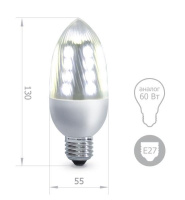 Лампа светодиодная "Планта" 6.5Вт 3000К тепл. бел. 220В  ПЛ.005.01