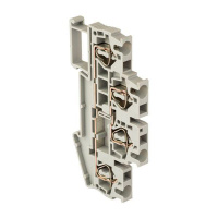 Колодка клеммная ST-2.5 26А двойн. пружинная сер.  plc-jxb-st-2.5-4-2