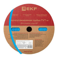 Трубка термоусадочная ТУТ нг 30/15 син. (уп.50м)  tut-30-g
