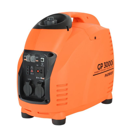 Бензогенератор инверторный GP 3000i 3.0/3.5 кВт уровень шума 63dB вес 29.5кг  474101045