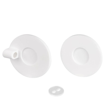 Заглушка ARL-MOONLIGHT-ROUND-40-CAP-SIDE-S-SET-WH пластик (комплект)  048837
