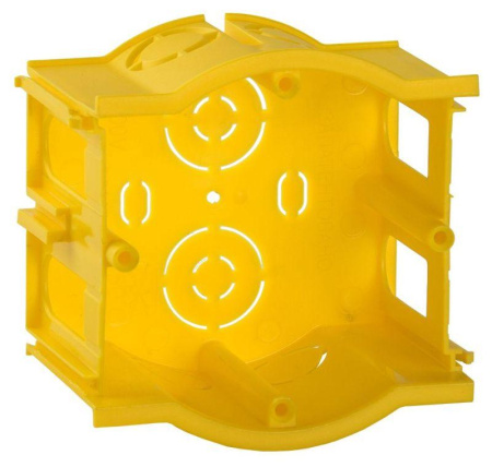 Коробка установочная С3 d68x45 для твердых стен (сборная проходная) (опт. уп)  UKT10-068-045-000-K0-N-UO