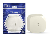 Переключатель 1-кл. ОП Frea 10А IP20 250В АБС-пластик беж.  TKE-FR-P1-C02