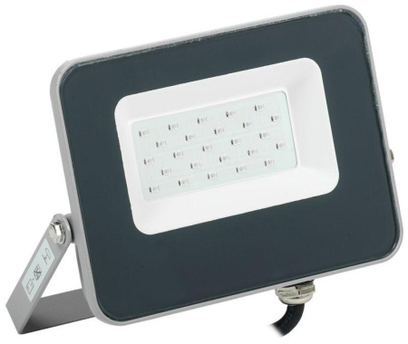 Прожектор светодиодный СДО 07-20B blue IP65 сер.  LPDO7B-01-20-K03