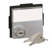 Крышка для розетки с универс. замком (ключ арт. 2705891-039) 27 Scudo сер. 2705091-063