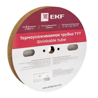 Трубка термоусадочная ТУТ 4/2 прозр. (уп.100м) PROxima  tut-4-tr