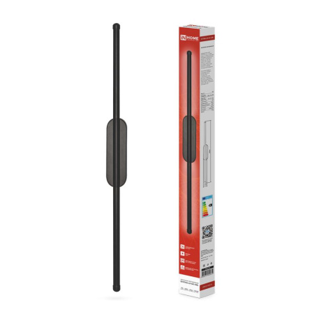 Светильник светодиодный ESTETIKA LUV-60C-40BL 10Вт 230В 4000К 700лм 600х50х25 черн.  4690612054810