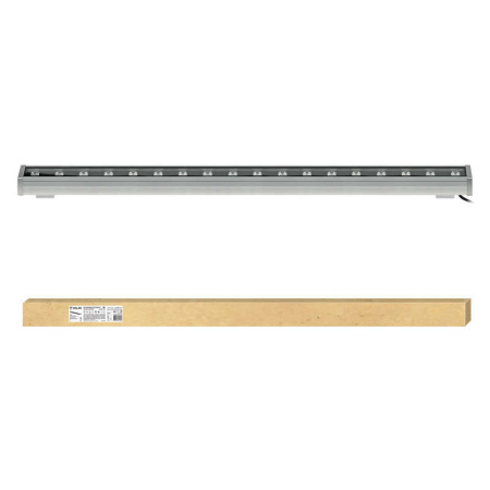 Прожектор светодиодный линейный ULF-Q552 18W/WW IP65 SILVER 1000мм теплый бел. свет угол 45град.  UL-00001434