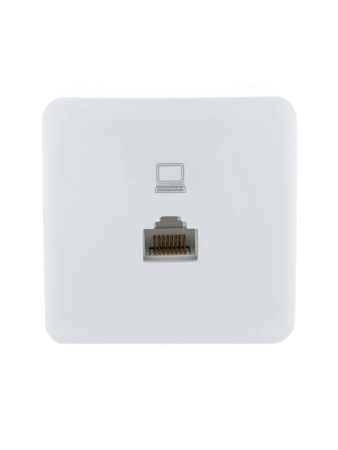 Розетка компьютерная 1-м ОП Viola RJ45 бел.  751-0200-139
